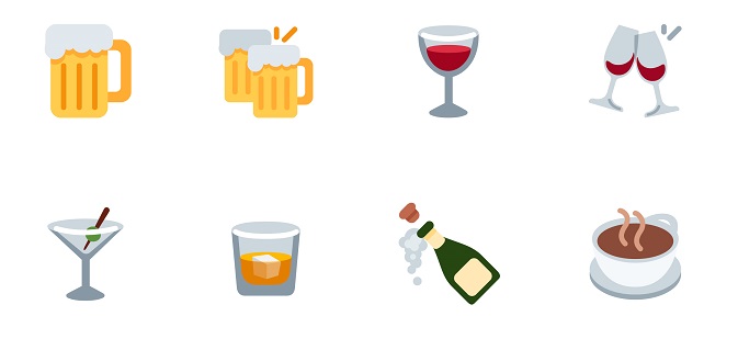 Drink emojis